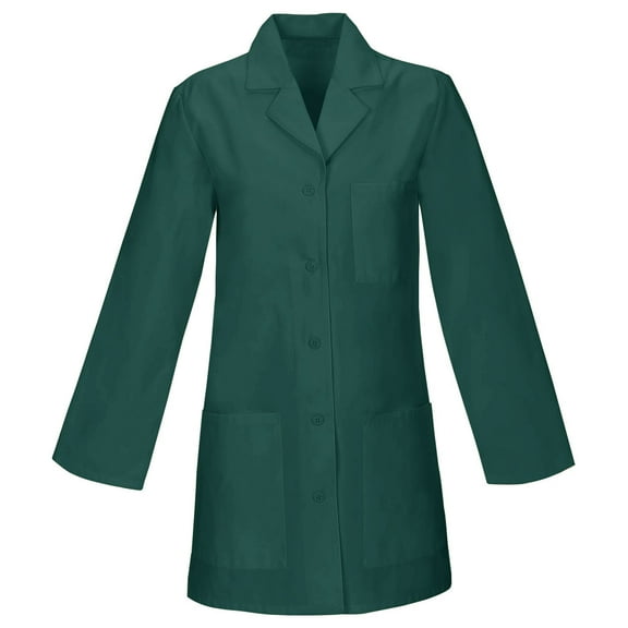 Panda Uniform Made To Order 32-Inch Women's Snap Front Style Short Lab Coat