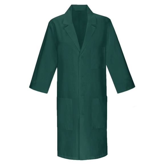 Panda Uniform Made To Order 40-Inch Unisex Snap Front Three-Quarter Sleeves Lab Coat
