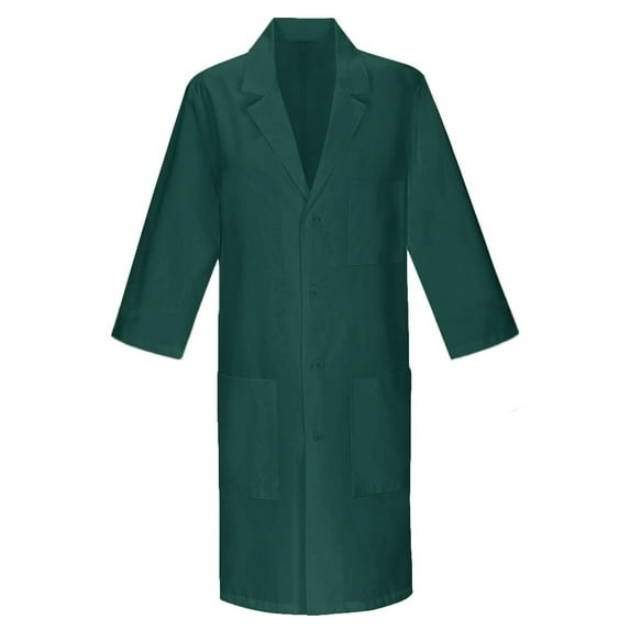 Panda Uniform Made To Order 40-Inch Unisex Snap Front Three-Quarter Sleeves Lab Coat