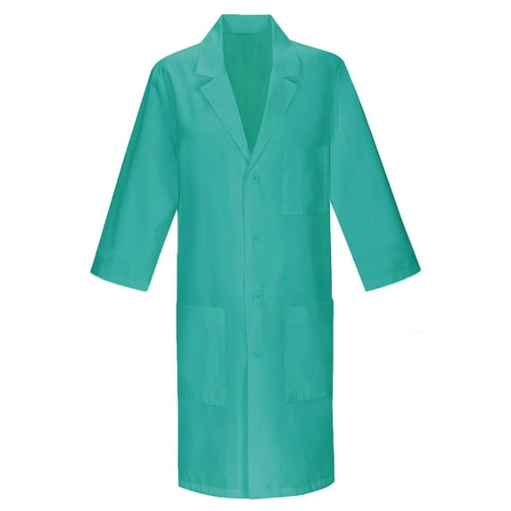 Panda Uniform Made To Order 40-Inch Unisex Snap Front Three-Quarter Sleeves Lab Coat