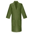 thumbnail image 1 of Panda Uniform Made To Order 40-Inch Unisex Snap Front Three-Quarter Sleeves Lab Coat, 1 of 6