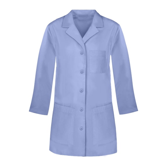 Panda Uniform Medical Lab Wear for Women, Doctor Coat, 7XL, Sky Blue