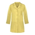 thumbnail image 1 of Panda Uniform Medical Lab Wear for Women, Doctor Coat, M, Yellow, 1 of 8