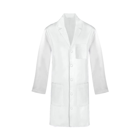 Panda Uniform Multi-Pocket Lab Coat for Men & Women, 12XL, White