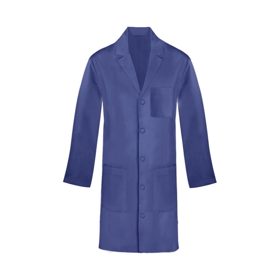 Panda Uniform Multi-Pocket Lab Coat for Men & Women, XS, Navy