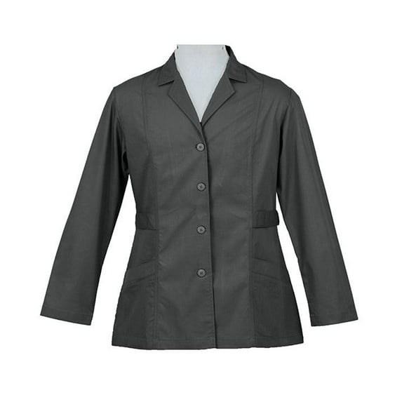 Panda Uniform by HeedFit Women’s 30" Custom Lab Coat for Doctors – XS Charcoal