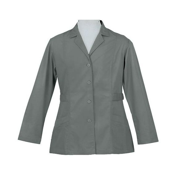 Panda Uniform by HeedFit Women’s 30" Custom Lab Coat for Doctors – 6XL Grey