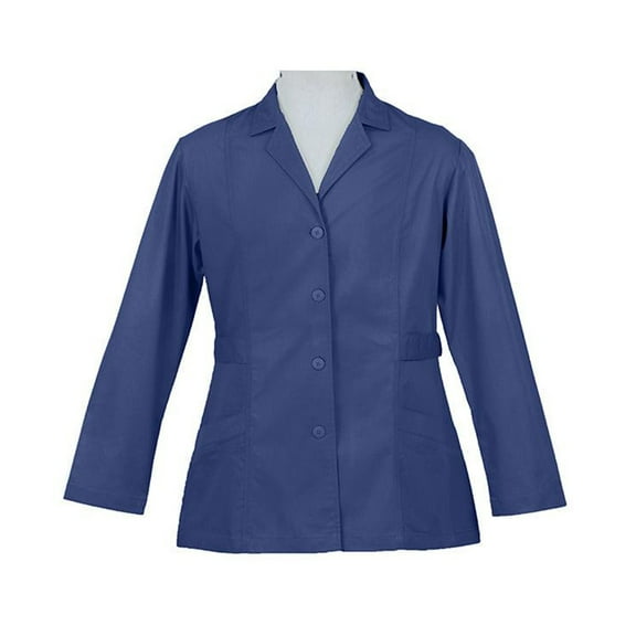 Panda Uniform by HeedFit Women’s 30" Custom Lab Coat for Doctors – M Navy