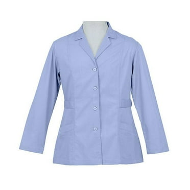 Panda Uniform by HeedFit Women’s 30" Custom Lab Coat for Doctors – XXS Sky Blue