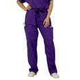 thumbnail image 1 of Panda Uniform by HeedFit Unisex Drawstring Scrub Pants – Purple, 3XL, 1 of 3