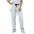 thumbnail image 1 of Panda Uniform by HeedFit Unisex Drawstring Scrub Pants – White, XXS, 1 of 3