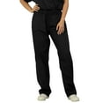 thumbnail image 1 of Panda Uniform by HeedFit Unisex Elastic Back Front Drawstring Scrub Pants, Black, S, 1 of 3