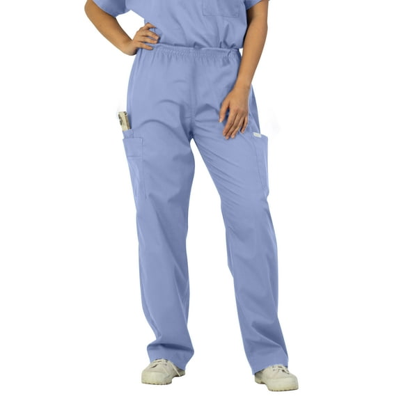 Panda Uniform by HeedFit Unisex Medical Scrub Cargo Pants with Pockets – Sky Blue 10XL