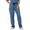 thumbnail image 1 of Panda Uniform by HeedFit Unisex Two-Pocket Scrub Pants – Ceil Blue – S, 1 of 3