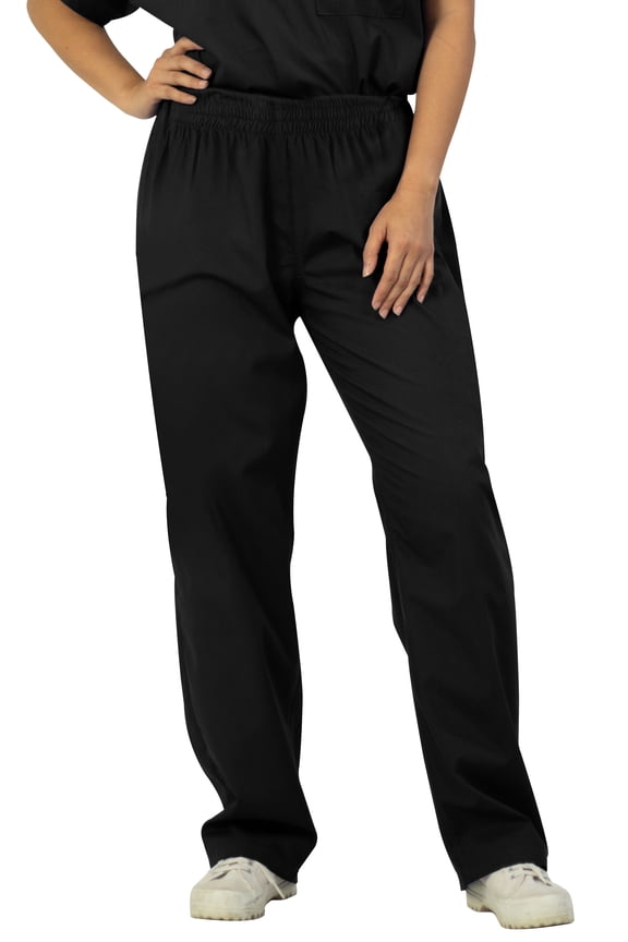 Panda Uniform by HeedFit Women’s Boxer Scrub Pants Black 10XL