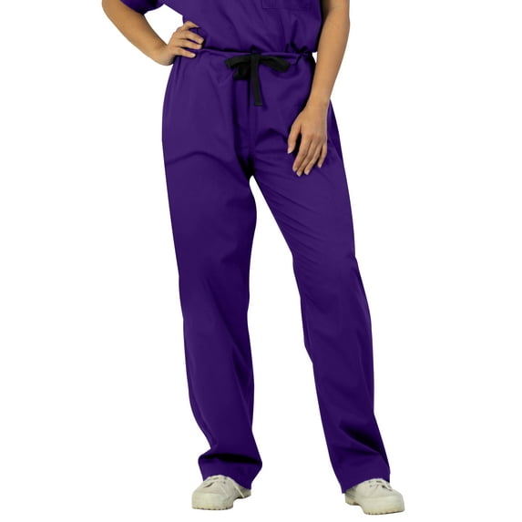 Panda Uniform by HeedFit Women’s Low Rise Medical Scrub Pants Purple 8XL