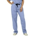 thumbnail image 1 of Panda Uniform by HeedFit Women’s Low Rise Medical Scrub Pants Sky Blue S, 1 of 3