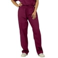 thumbnail image 1 of Panda Uniform by HeedFit Women’s Low Rise Straight Leg Scrub Pants – Wine – XXS, 1 of 3