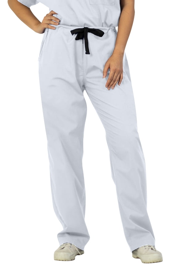 Panda Uniform by HeedFit Women’s Nursing Scrub Pants, White, XXS