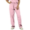 thumbnail image 1 of Panda Uniform by HeedFit Women’s Two Pocket Elastic Waist Scrub Pants, Pink 10XL, 1 of 3