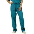 thumbnail image 1 of Panda Uniform by HeedFit Women’s Two Pocket Elastic Waist Scrub Pants, Teal 4XL, 1 of 3