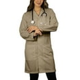 thumbnail image 1 of Panda Uniform by HeedFit Women’s Medical Lab Coat 36" – 12XL Khaki, 1 of 3