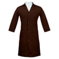 thumbnail image 1 of Panda Uniform by HeedFit Women’s Lab Coat | Unisex Multi-Pocket Medical Coat XXS Chocolate, 1 of 6