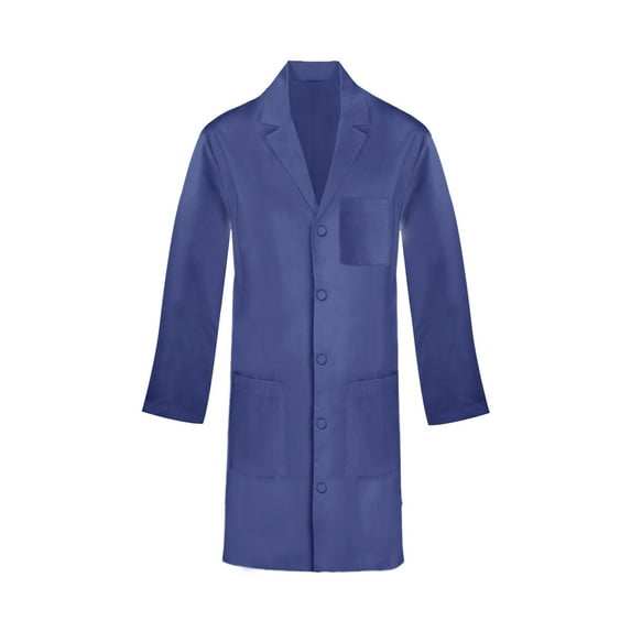 Panda Uniform Multi-Pocket Lab Coat for Men & Women, XL, Navy