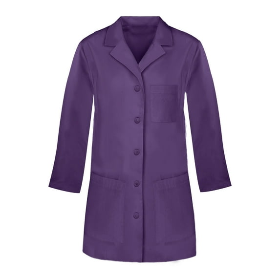 Panda Uniform Medical Lab Wear for Women, Doctor Coat, 10XL, Purple