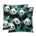 thumbnail image 1 of Panda Velvet Throw Pillow Covers Set of 2 - Unique Patterns, 16x16/18x18/20x20 Inches,for Home Decor, Sofa, Bed - Pillow Inserts Included, 1 of 6
