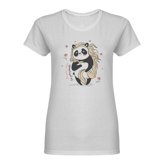 Panda Venus Shaped T-Shirt Women -Image by Shutterstock, Female x-Large