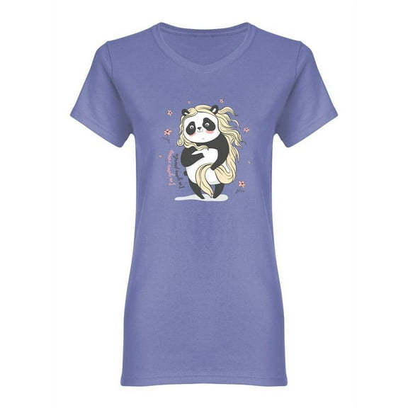 Panda Venus Shaped T-Shirt Women -Image by Shutterstock, Female x-Large