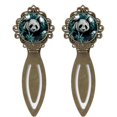 thumbnail image 1 of Panda Vintage Copper-Colored Lace Bookmarks: Stainless Steel Book Accessories and Book Marks - Ideal Gifts for Readers and Book Lovers, 1 of 5