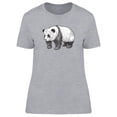 thumbnail image 1 of Panda Vintage Design T-Shirt Women -Image by Shutterstock, Female XX-Large, 1 of 2