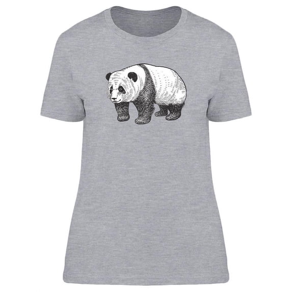 Panda Vintage Design T-Shirt Women -Image by Shutterstock, Female XX-Large