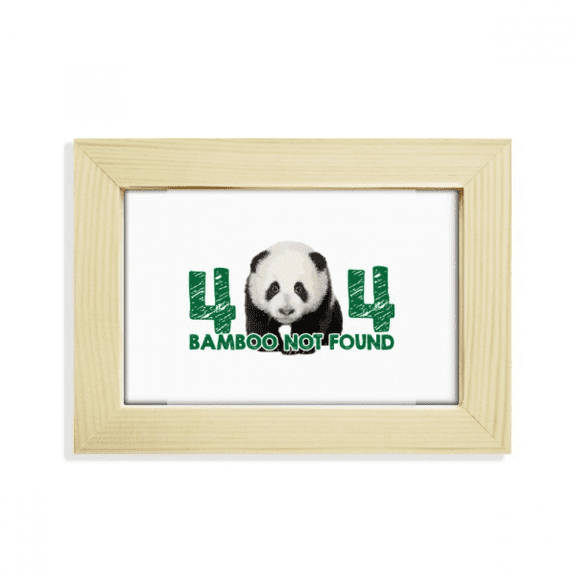 Panda Walking Children Desktop Decorate Photo Frame Picture Art Painting 5x7 inch