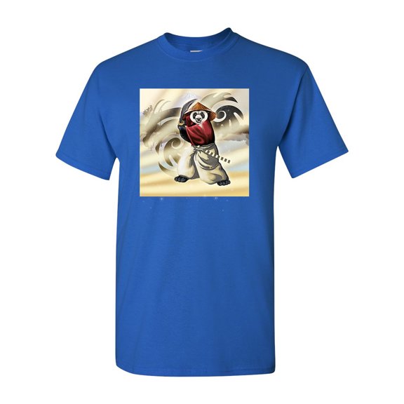 Panda Warrior Animals Sword Tanya Ramsey Artworks Art DT Adult T-Shirt Tee