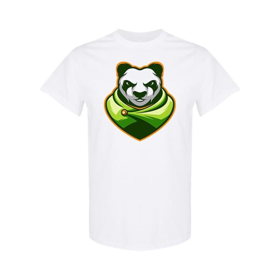 Panda Warrior Mascot T-Shirt Men -Image by Shutterstock, Male 3X-Large