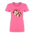thumbnail image 1 of Panda Weekend Shaped T-Shirt Women -Image by Shutterstock, Female XX-Large, 1 of 2