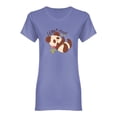 thumbnail image 1 of Panda Weekend Shaped Tee Women's -Image by Shutterstock, 1 of 2