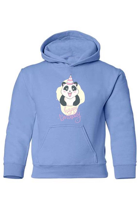 Panda Wishing Happy Birthday Hoodie Juniors -Image by Shutterstock, Small