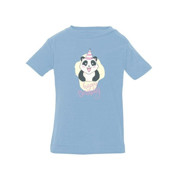 Panda Wishing Happy Birthday T-Shirt Infant -Image by Shutterstock,  12 Months