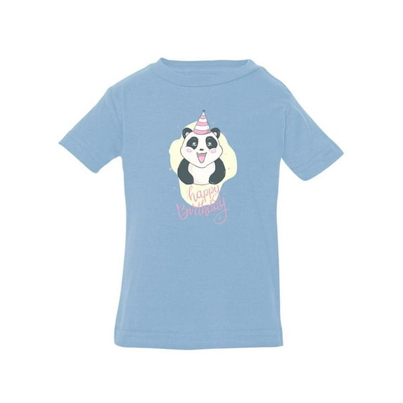 Panda Wishing Happy Birthday T-Shirt Infant -Image by Shutterstock, 12 Months