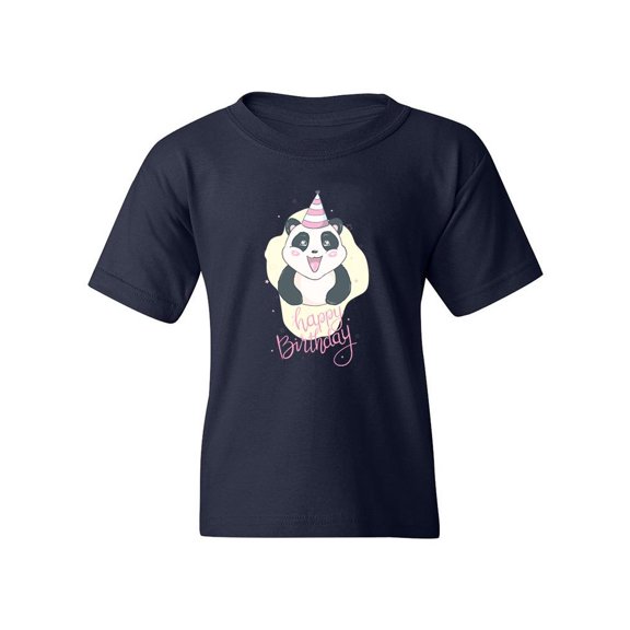 Panda Wishing Happy Birthday T-Shirt Juniors -Image by Shutterstock,  x-Small