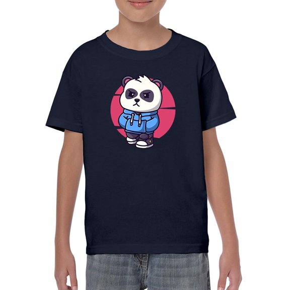 Panda With Clothes T-Shirt Juniors -Image by Shutterstock,  x-Small