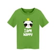 thumbnail image 1 of Panda With Crown I Am Happy T-Shirt Toddler -Image by Shutterstock,  2 Toddler, 1 of 2