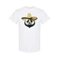 thumbnail image 1 of Panda With Sombrero T-Shirt Men -Image by Shutterstock, Male 3X-Large, 1 of 2