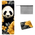 thumbnail image 1 of Panda Yoga Mat Towel with Storage Bag, 72.8"x26.8", Suitable for Hot Yoga, Pilates, Fitness - Yoga Blanket, Yoga Towel, Hot Yoga Towel Included, 1 of 6