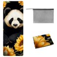 thumbnail image 1 of Panda Yoga Mat Towel with Storage Bag, 72.8"x26.8", Suitable for Yoga, Pilates, Fitness, etc. - Gym Towels, Yoga Blankets Included, 1 of 6