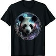 thumbnail image 1 of Panda art fantasy motif animal print panda Large size breakable trend T-Shirt, 1 of 3